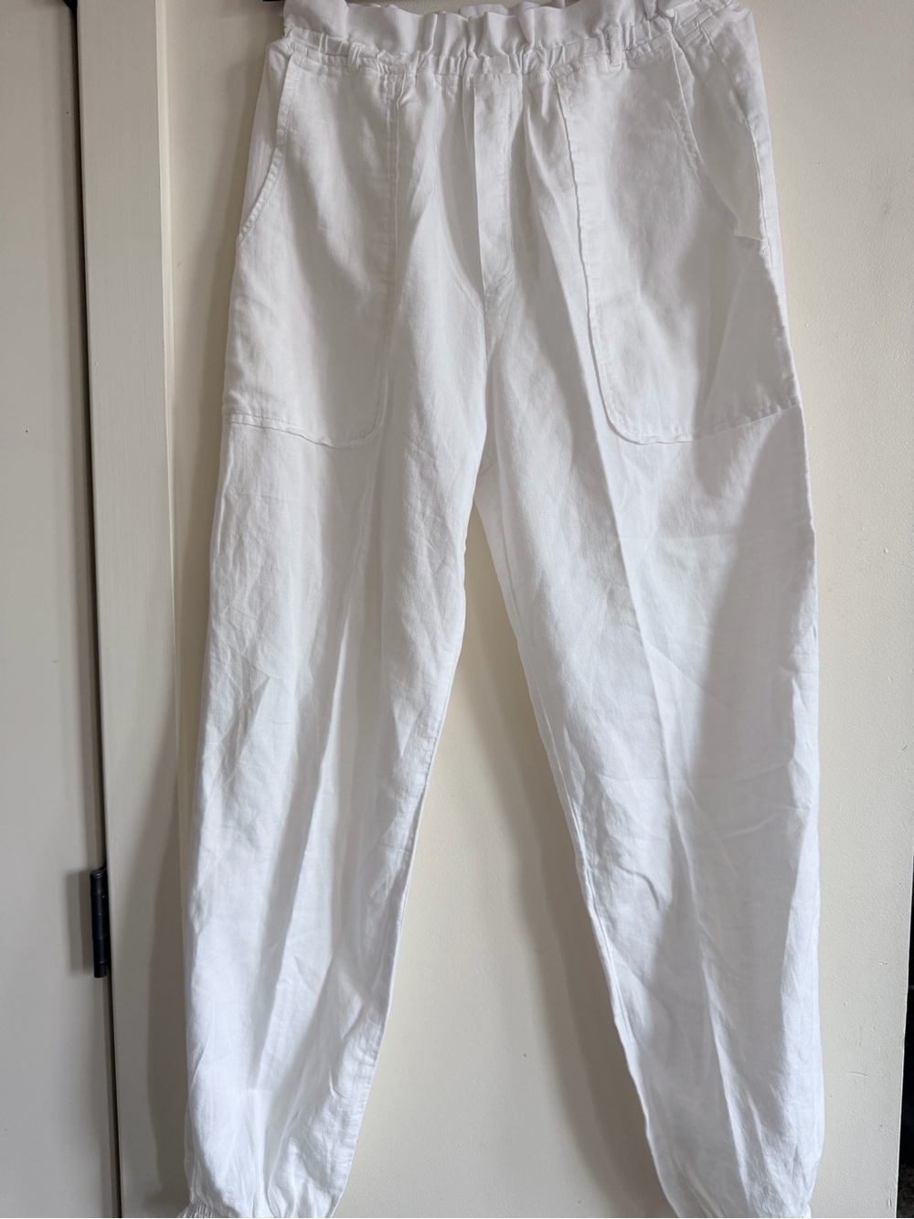 cloth & stone White Elastic Waist Jogger Pants